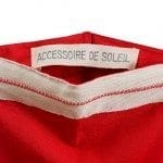 Accessoire de soleil - Detail housse deauville