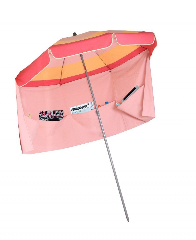 parasol de plage Miami avec jupe antivent Accessoire de Soleil